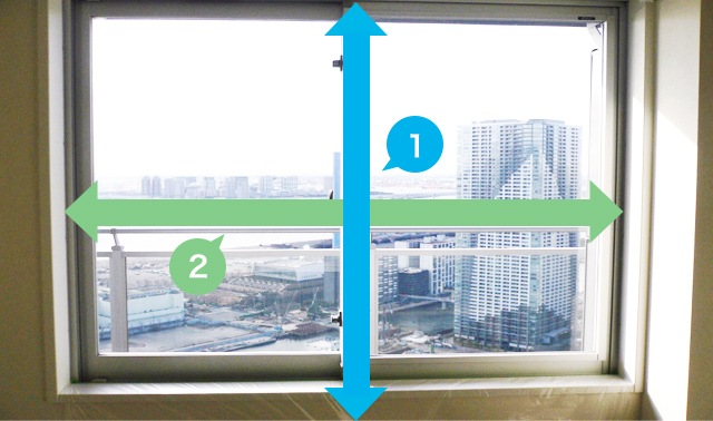 窓ガラスフィルムの施工面積の計り方