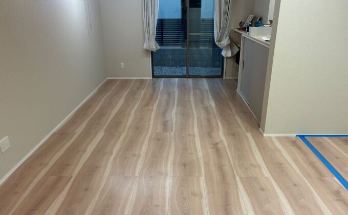 【施工後】東京都渋谷区 ご新築戸建て Ｔ様邸 ワンニャンすべらんフロアコーティング施工事例 ワンニャンすべらんフロアコーティング施工済み