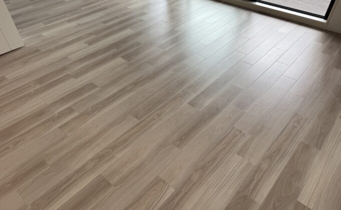 【施工後】千葉県柏市 ご新築マンション Ｏ様邸 ワンニャンすべらんフロアコーティング施工事例 ワンニャンすべらんフロアコーティング施工済み