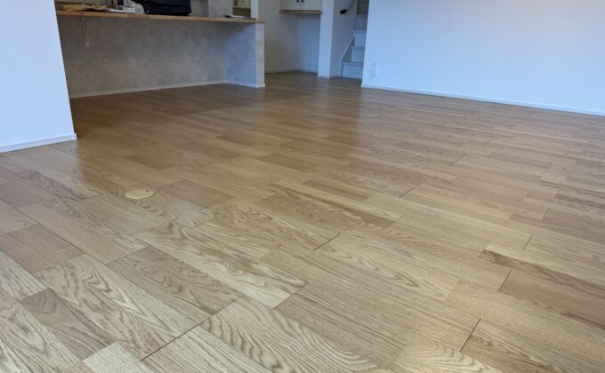 【施工後】大阪府大阪市 ご入居中戸建て Ｓ様邸 ワンニャンすべらんフロアコーティング施工事例 ワンニャンすべらんフロアコーティング施工済み