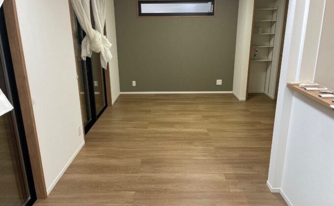 【施工前】東京都北区 ご新築戸建て Ｉ様邸 ワンニャンすべらんフロアコーティング施工事例 施工前の状態