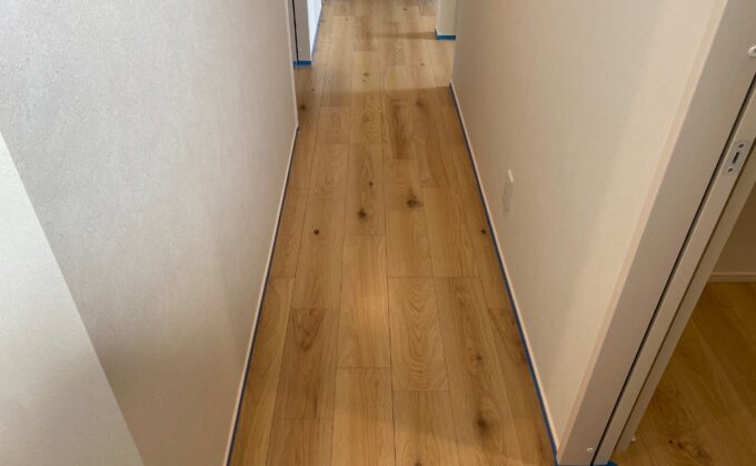 【施工後】千葉県船橋市 ご新築戸建て Ｔ様邸 ワンニャンすべらんフロアコーティング施工事例 ワンニャンすべらんフロアコーティング施工済み