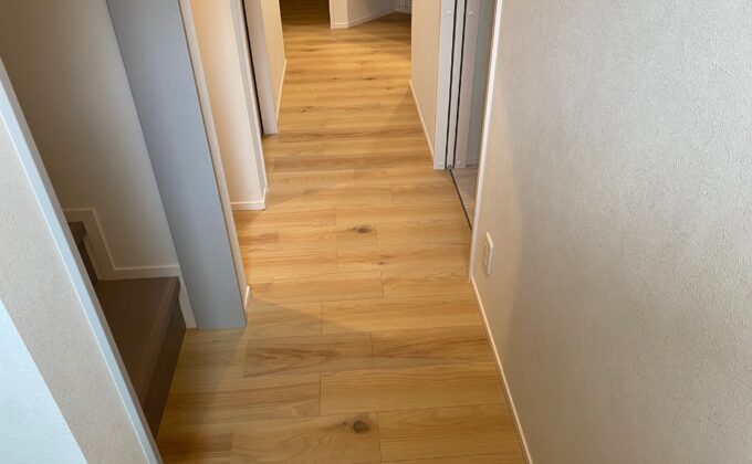 【施工後】千葉県船橋市 ご新築戸建て Ｔ様邸 ワンニャンすべらんフロアコーティング施工事例 ワンニャンすべらんフロアコーティング施工済み