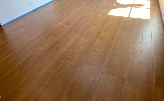 【施工後】大阪府大阪市 ご新築戸建て Ｓ様邸 ワンニャンすべらんフロアコーティング施工事例 ワンニャンすべらんフロアコーティング施工済み