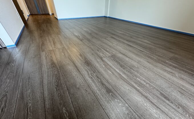 【施工後】大阪府大阪市 ご新築マンション Ｎ様邸 ワンニャンすべらんフロアコーティング施工事例 ワンニャンすべらんフロアコーティング施工済み