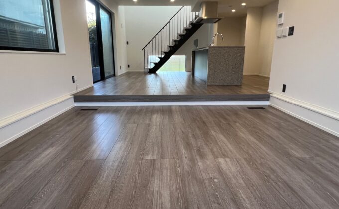 【施工後】福岡県福岡市 ご新築戸建て Ｔ様邸 ワンニャンすべらんフロアコーティング施工事例 ワンニャンすべらんフロアコーティング施工済み