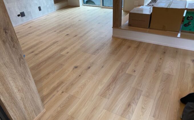 【施工前】千葉県千葉市 ご新築戸建て Ｔ様邸 ワンニャンすべらんフロアコーティング施工事例 施工前の状態