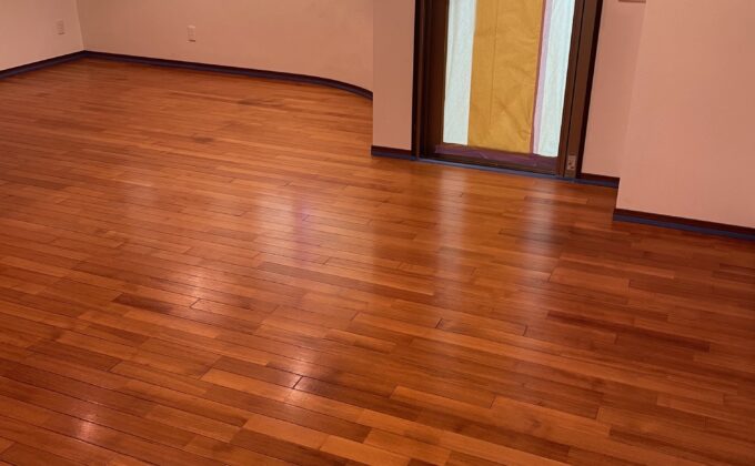 【施工後】東京都新宿区 中古マンション N様邸 ワンニャンすべらんフロアコーティング施工事例 ワンニャンすべらんフロアコーティング施工済み