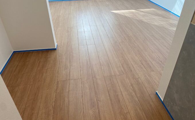 【施工前】茨城県つくば市 ご新築戸建て Ｈ様邸 ワンニャンすべらんフロアコーティング施工事例 施工前の状態