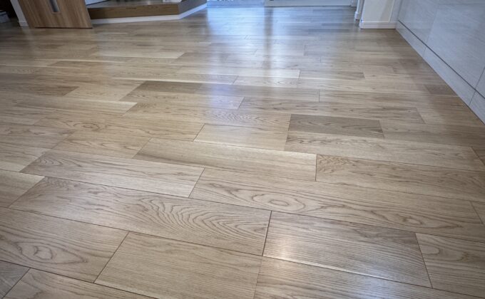 【施工後】千葉県習志野市 ご新築戸建て T様邸 ワンニャンすべらんフロアコーティング施工事例 ワンニャンすべらんフロアコーティング施工済み