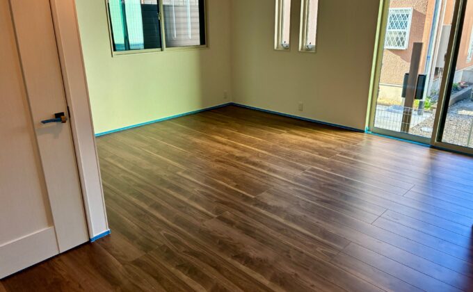 【施工前】千葉県千葉市 ご新築戸建て Ｓ様邸 ワンニャンすべらんフロアコーティング施工事例 施工前の状態