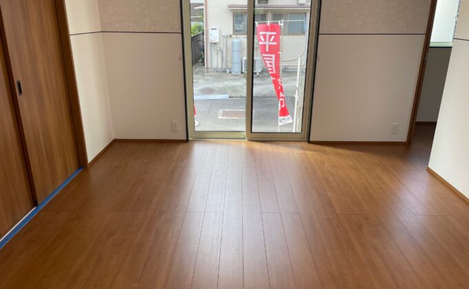 【施工前】愛媛県松山市 ご新築戸建て Ｓ様邸 ワンニャンすべらんフロアコーティング施工事例 施工前の状態