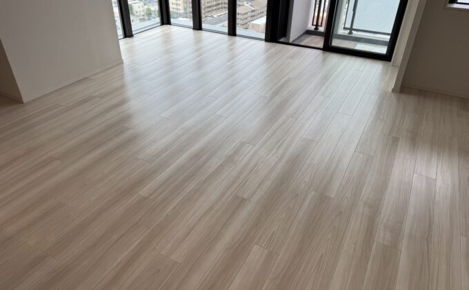 【施工後】東京都港区 ご新築マンション Ｍ様邸 ワンニャンすべらんフロアコーティング施工済み