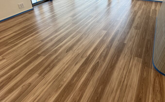 【施工後】埼玉県さいたま市 ご新築マンション Ｂ様邸 ワンニャンすべらんフロアコーティング施工事例 ワンニャンすべらんフロアコーティング施工済み