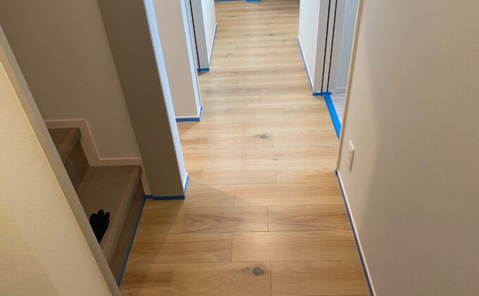 【施工前】千葉県船橋市 ご新築戸建て Ｔ様邸 ワンニャンすべらんフロアコーティング施工事例 施工前の状態