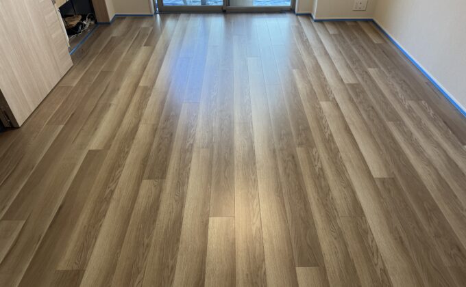 【施工後】東京都世田谷区 ご入居中戸建て Ｓ様邸 ワンニャンすべらんフロアコーティング施工済み