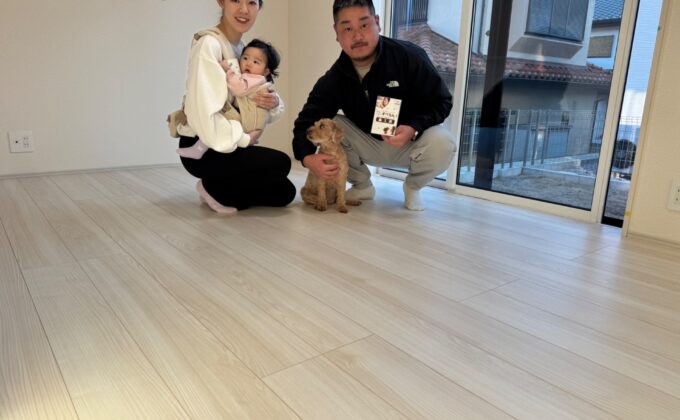 【施工後】東京都町田市 ご新築戸建て Ｍ様邸 ワンニャンすべらんフロアコーティング施工事例 ワンニャンすべらんフロアコーティング施工済み