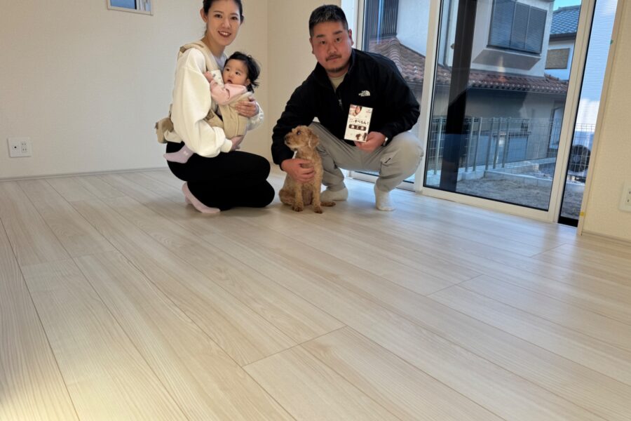 【施工後】東京都町田市 ご新築戸建て Ｍ様邸 ワンニャンすべらんフロアコーティング施工事例 ワンニャンすべらんフロアコーティング施工済み