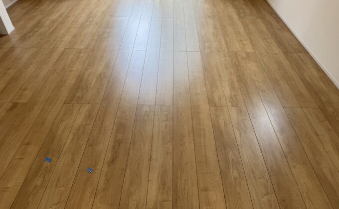 【施工後】埼玉県草加市 ご新築戸建て Ｓ様邸 ワンニャンすべらんフロアコーティング施工事例 ワンニャンすべらんフロアコーティング施工済み