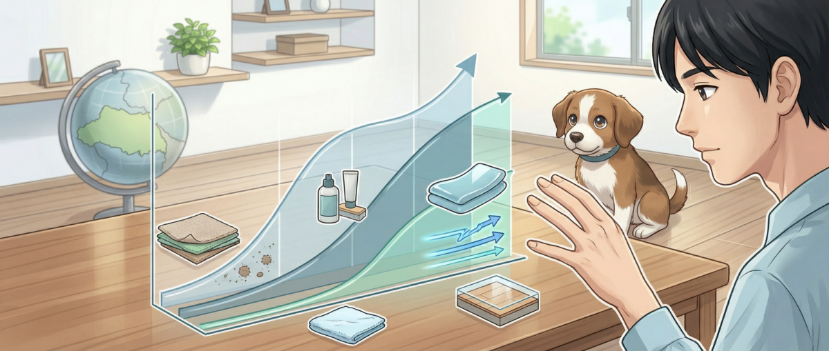 分譲マンション・賃貸でのフロアコーティング施工前確認事項チェックイメージ