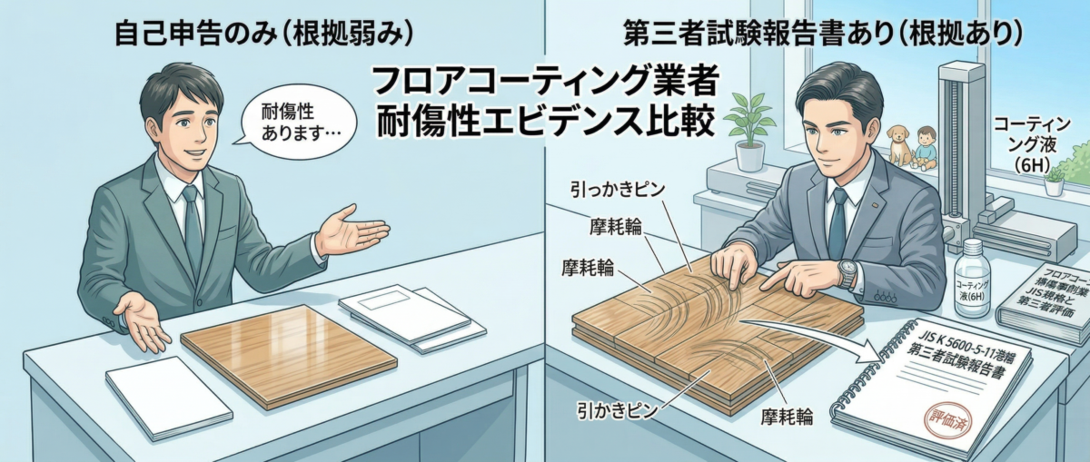 犬の爪でフローリングに傷がつく様子とペット家庭の課題