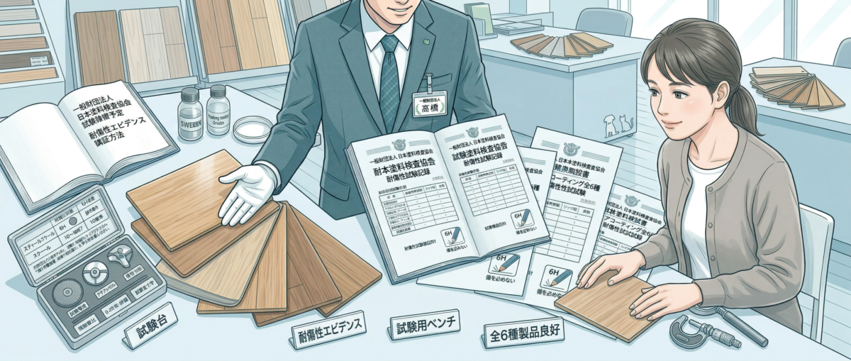 防滑性・安全性・抗菌性など多軸JIS試験でコーティングの総合力を評価