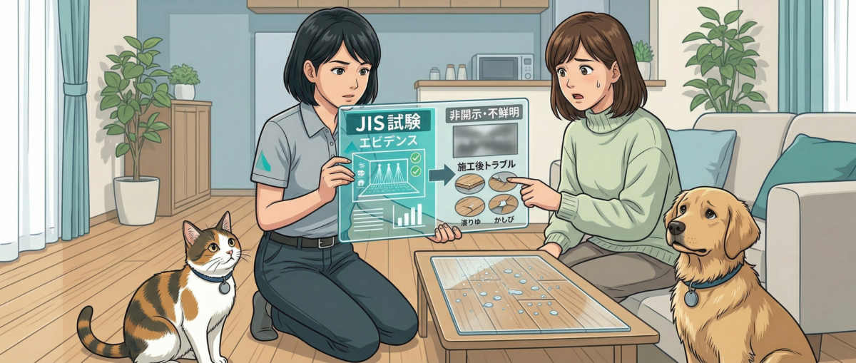 第三者機関試験と自社試験の信頼性の違いを比較した図解