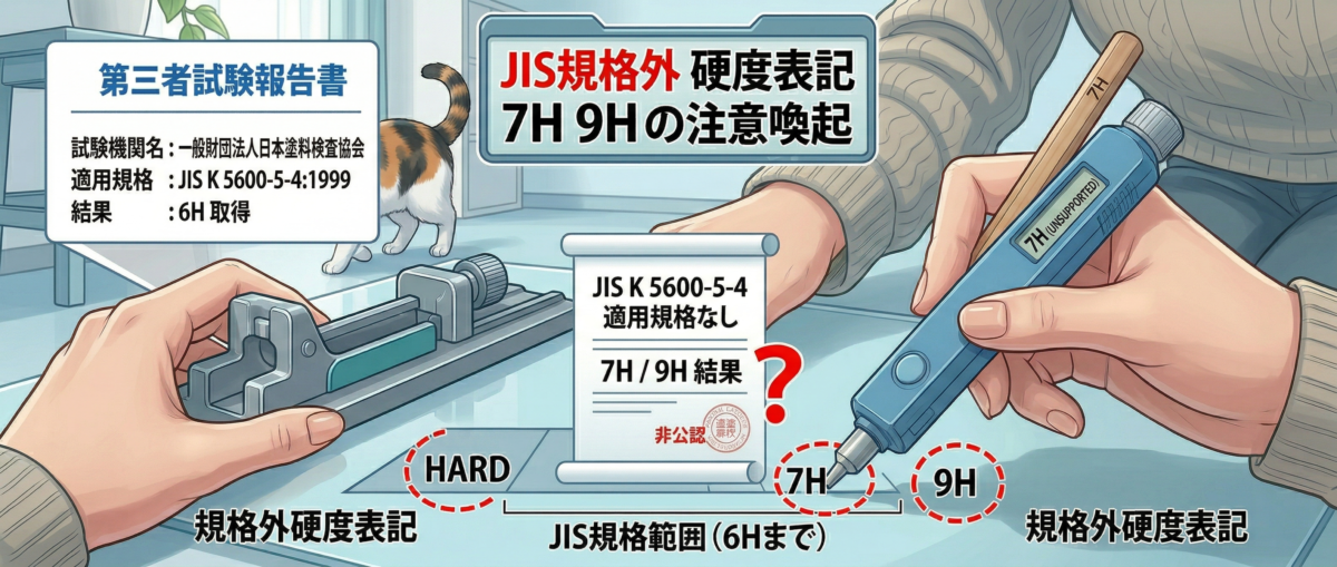 JIS規格外の硬度表記7H9Hに潜むリスクの注意喚起イメージ