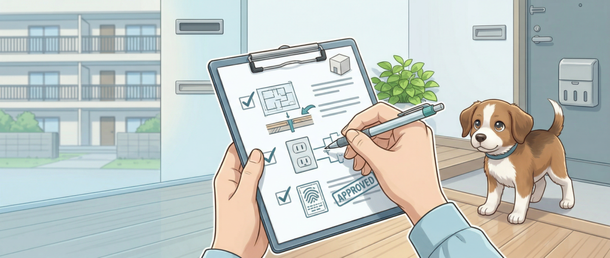 戸建て・マンション・賃貸別ペット用フロアコーティング対策比較イメージ