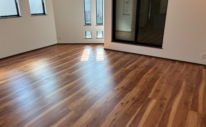 【施工前】東京都練馬区 ご新築戸建て Ｏ様邸 ワンニャンすべらんフロアコーティング施工事例 施工前の状態