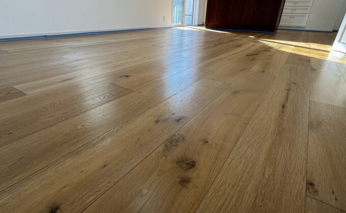 【施工後】福岡県福岡市 ご新築戸建て Ｈ様邸 ワンニャンすべらんフロアコーティング施工事例 ワンニャンすべらんフロアコーティング施工済み