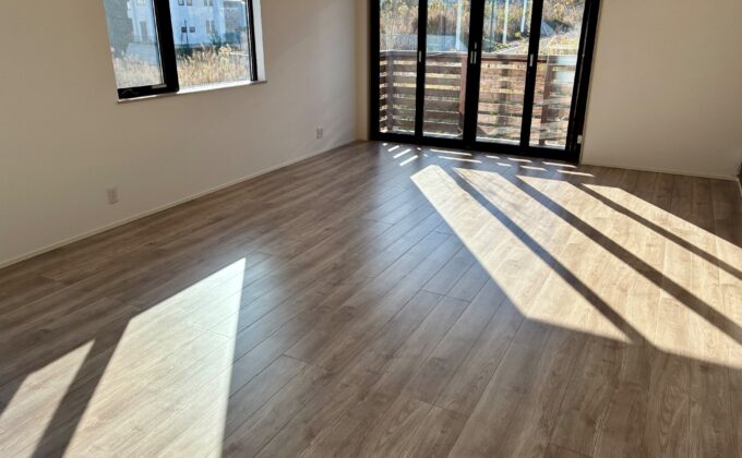 【施工前】埼玉県新座市 ご新築戸建て Ｔ様邸 ワンニャンすべらんフロアコーティング施工事例 施工前の状態