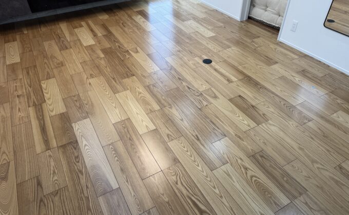 【施工後】神奈川県横浜市 ご入居中戸建て Ｏ様邸 ワンニャンすべらんフロアコーティング施工事例 ワンニャンすべらんフロアコーティング施工済み