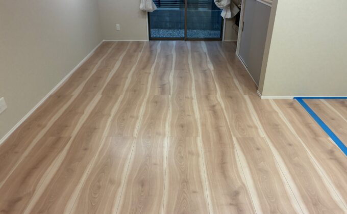 【施工後】鹿児島県鹿児島市 ご入居中戸建て Ｏ様邸 ワンニャンすべらんフロアコーティング施工事例 ワンニャンすべらんフロアコーティング施工済み