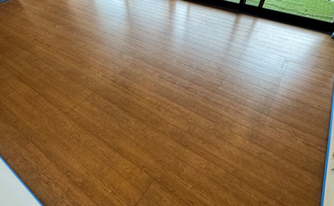 【施工前】埼玉県春日部市 ご入居中戸建て Ｋ様邸 ワンニャンすべらんフロアコーティング施工事例 施工前の状態