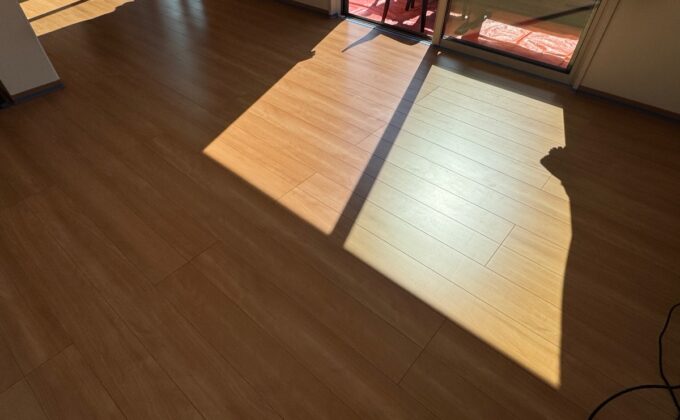 【施工前】茨城県つくば市 中古戸建て Ｙ様邸 ワンニャンすべらんフロアコーティング施工事例 施工前の状態