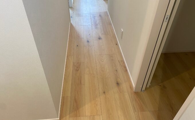 【施工前】千葉県船橋市 ご新築戸建て Ｔ様邸 ワンニャンすべらんフロアコーティング施工事例 施工前の状態