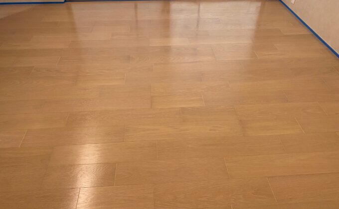 【施工後】東京都目黒区 ご新築戸建て Ｋ様邸 ワンニャンすべらんフロアコーティング施工済み