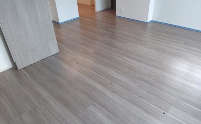 【施工後】神奈川県川崎市 ご新築マンション I様邸 ワンニャンすべらんフロアコーティング施工事例 ワンニャンすべらんフロアコーティング施工済み