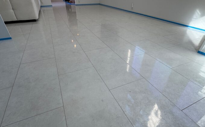 【施工前】神奈川県横浜市 ご新築戸建て Ｏ様邸 ワンニャンすべらんフロアコーティング施工事例 施工前の状態