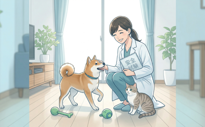 ペット用フロアコーティングの皮膚刺激性試験と安全性エビデンス解説