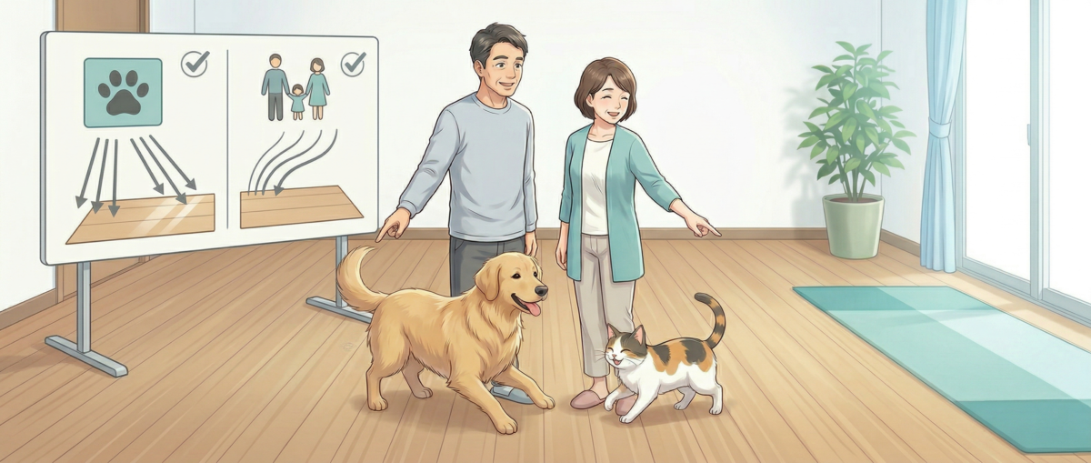 ワンニャンすべらんコーティングのJIS試験・F☆☆☆☆・SIAA認証取得のイメージ