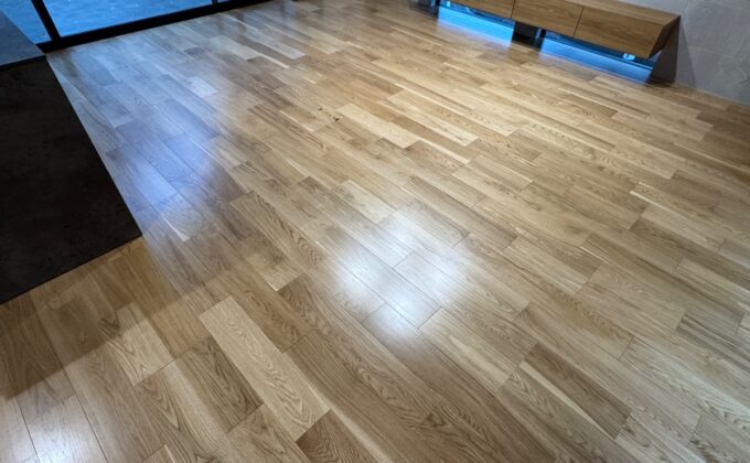 【施工後】神奈川県横浜市 ご新築戸建て Ｓ様邸 ワンニャンすべらんフロアコーティング施工事例 ワンニャンすべらんフロアコーティング施工済み