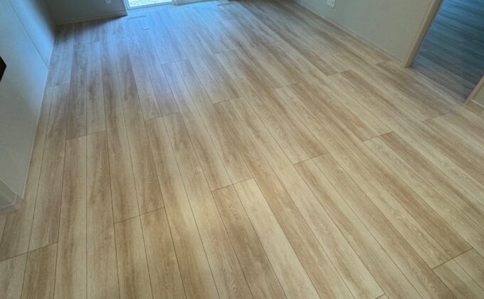 【施工後】静岡県富士市 ご新築戸建て Ｋ様邸 ワンニャンすべらんフロアコーティング施工事例 ワンニャンすべらんフロアコーティング施工済み