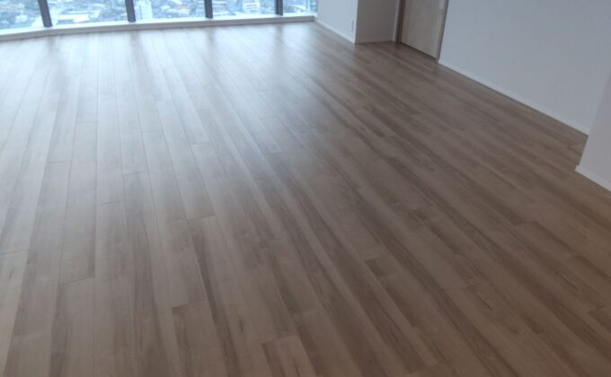 【施工後】東京都中野区 ご新築マンション Ｋ様邸 ワンニャンすべらんフロアコーティング施工事例 ワンニャンすべらんフロアコーティング施工済み