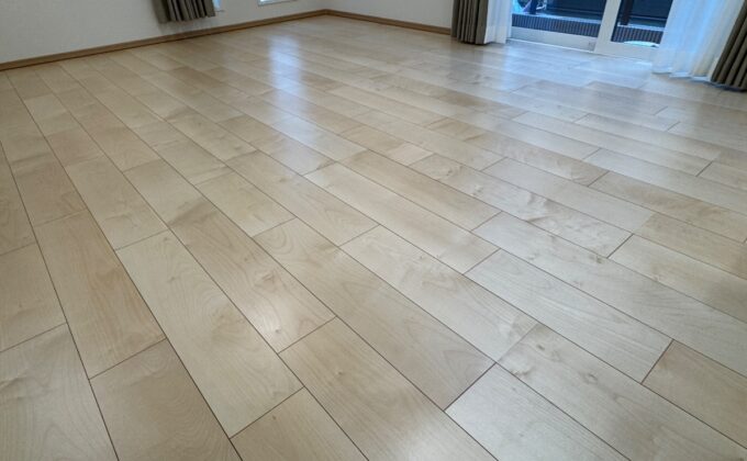 【施工後】東京都杉並区 ご新築戸建て Ｓ様邸 ワンニャンすべらんフロアコーティング施工事例 ワンニャンすべらんフロアコーティング施工済み