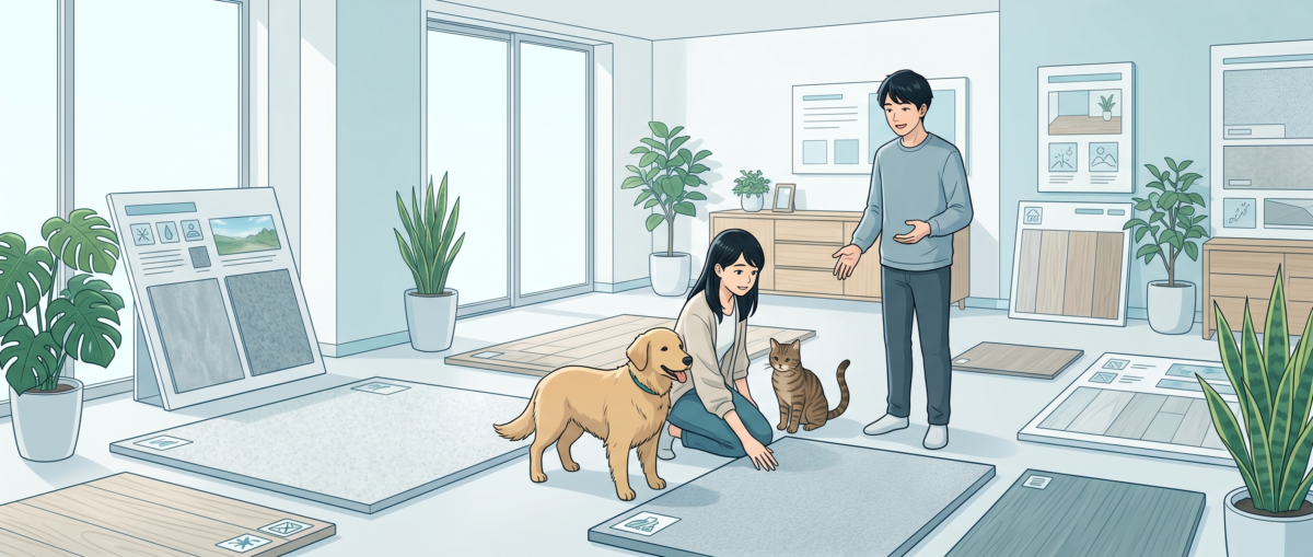 練馬ショールームで実物確認するイメージ