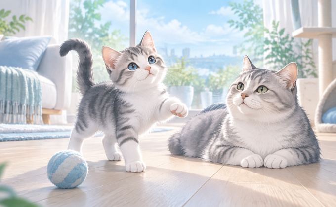 猫の滑り止め対策を年齢と暮らし方で考えるイメージ